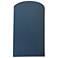 Ambiance 9.5"H Midnight/Matte White Small Pleated Cylinder ADA LED Sco