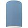 Ambiance 9.5"H Open Sky Blue Small Cylinder LED Wall Sconce