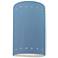 Ambiance 9.5"H Open Sky Blue Small Cylinder w/ Perfs LED Wall Sconce