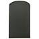 Ambiance 9.5"H Pewter Green Small Pleated Cylinder ADA LED Wall Sconce