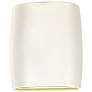 Ambiance 9 1/2" High Bisque Ceramic Cylinder ADA Wall Sconce