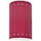 Ambiance 9 1/2" High Cerise Perfs Cylinder LED Wall Sconce