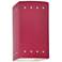Ambiance 9 1/2" High Cerise Perfs Rectangle Wall Sconce