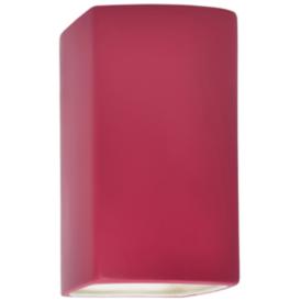 Ambiance 9 1/2" High Cerise Rectangle Outdoor Wall Sconce Ambiance 9 1/2" High Cerise Rectangle Outdoor Wall Sconce