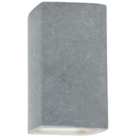 Ambiance 9 1/2" High Concrete Rectangle LED Wall Sconce Ambiance 9 1/2" High Concrete Rectangle LED Wall Sconce