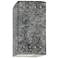 Ambiance 9 1/2" High Granite Perfs Rectangle ADA Wall Sconce