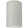 Ambiance 9 1/2" High Matte White Cylinder ADA Outdoor Sconce
