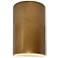 Ambiance 9 1/2"H Antique Gold Cylinder Outdoor Wall Sconce