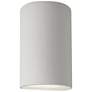 Ambiance 9 1/2"H Bisque Cylinder Closed Outdoor Wall Sconce