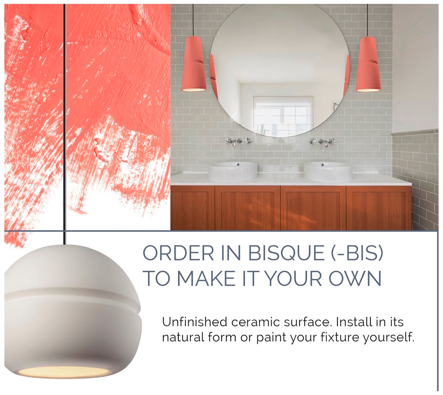 Image 3 Ambiance 9 1/2"H Bisque Perfs Cylinder LED Outdoor Sconce more views
