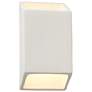 Ambiance 9 1/2"H Bisque Tapered Rectangle LED Wall Sconce