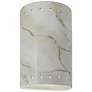Ambiance 9 1/2"H Carrara Closed Cylinder LED Outdoor Sconce