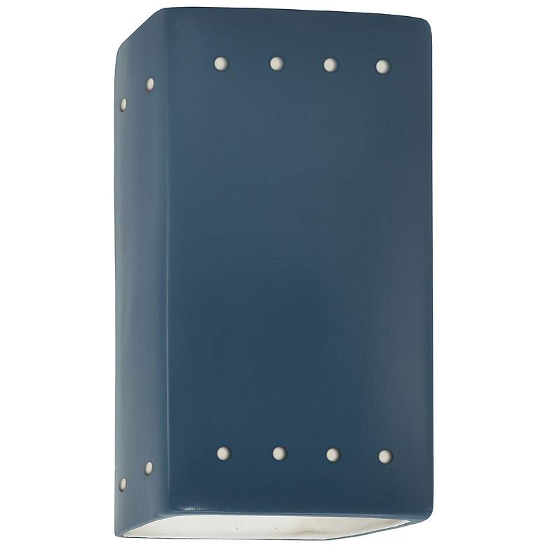 Image 1 Ambiance 9 1/2 inchH Midnight Perfs Closed LED Outdoor Sconce