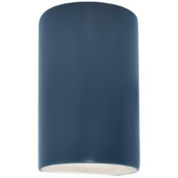 Ambiance 9 1/2&quot;H Midnight Sky Closed LED Outdoor Wall Sconce