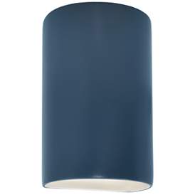 Image1 of Ambiance 9 1/2"H Midnight Sky Cylinder Closed LED ADA Sconce