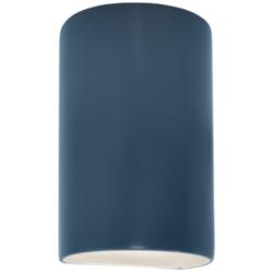 Ambiance 9 1/2"H Midnight Sky Cylinder Outdoor Wall Sconce