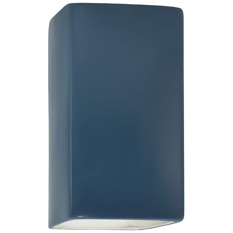 Image 1 Ambiance 9 1/2"H Midnight Sky Rectangle Outdoor Wall Sconce