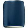 Ambiance 9 1/2"H Midnight Sky Wide Cylinder ADA Wall Sconce