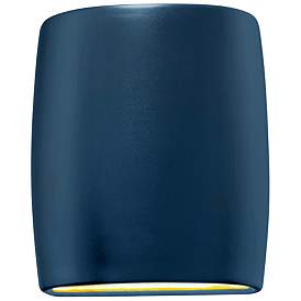 Image1 of Ambiance 9 1/2"H Midnight Sky Wide Cylinder LED ADA Sconce