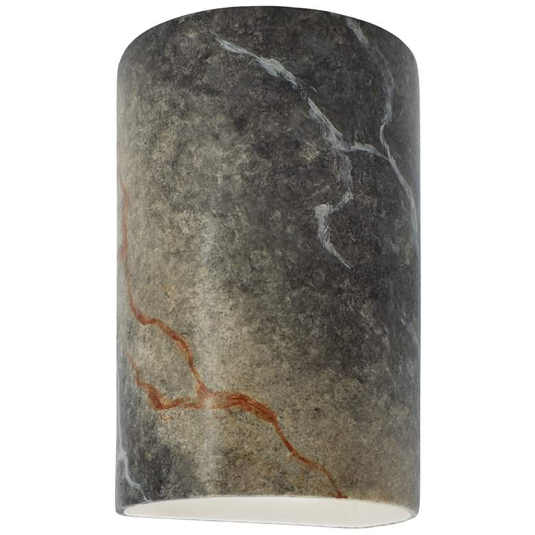 Image 1 Ambiance 9 1/2 inchH Slate Marble Closed ADA Outdoor Wall Sconce