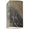 Ambiance 9 1/2"H Slate Marble Perfs Rectangle Closed Sconce