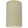 Ambiance 9 1/2"H Vanilla Gloss Perfs Cylinder Wall Sconce