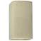 Ambiance 9 1/2"H Vanilla Gloss Perfs Rectangle Wall Sconce