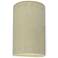 Ambiance 9 1/2"H Vanilla Perfs Cylinder Closed ADA Sconce