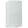 Ambiance 9 1/2"H White Rectangle Closed LED Outdoor Sconce