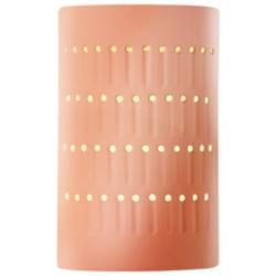 Ambiance 9 1/4" High Blush Cylinder LED Outdoor Wall Sconce