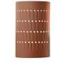 Ambiance 9 1/4" High Canyon Clay Cylinder LED Wall Sconce