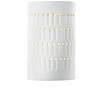 Ambiance 9 1/4" High Gloss White Cylinder LED Wall Sconce