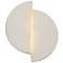 Ambiance 9 1/4" High Matte White Circle LED ADA Wall Sconce