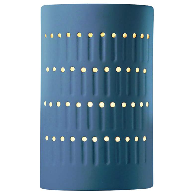 Image 1 Ambiance 9 1/4" High Midnight Sky Cylinder LED Wall Sconce