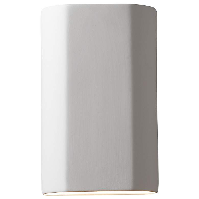Image 1 Ambiance 9 1/4"H Bisque Cylinder Closed ADA Outdoor Sconce