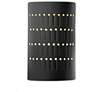 Ambiance 9 1/4"H Carbon Black Cylinder Outdoor Wall Sconce