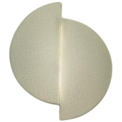 Ambiance 9 1/4"H Celadon Crackle Circle LED ADA Wall Sconce