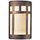 Ambiance 9 1/4"H Copper Window LED ADA Outdoor Wall Sconce