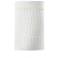 Ambiance 9 1/4"H Gloss White Ceramic Outdoor Wall Sconce