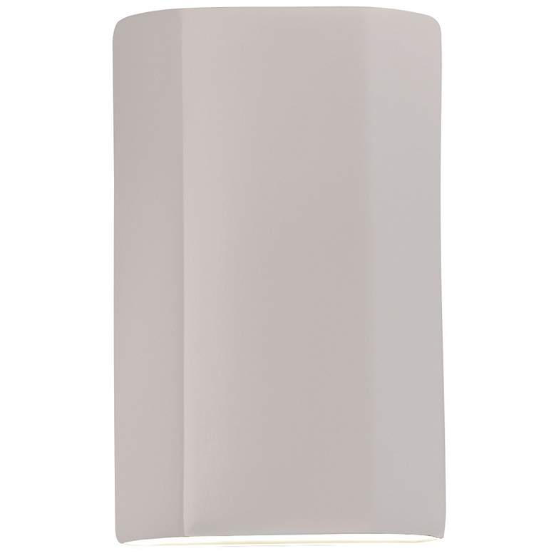 Image 1 Ambiance 9 1/4"H Matte White Closed ADA Outdoor Wall Sconce