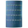 Ambiance 9 1/4"H Midnight Sky Cylinder Outdoor Wall Sconce