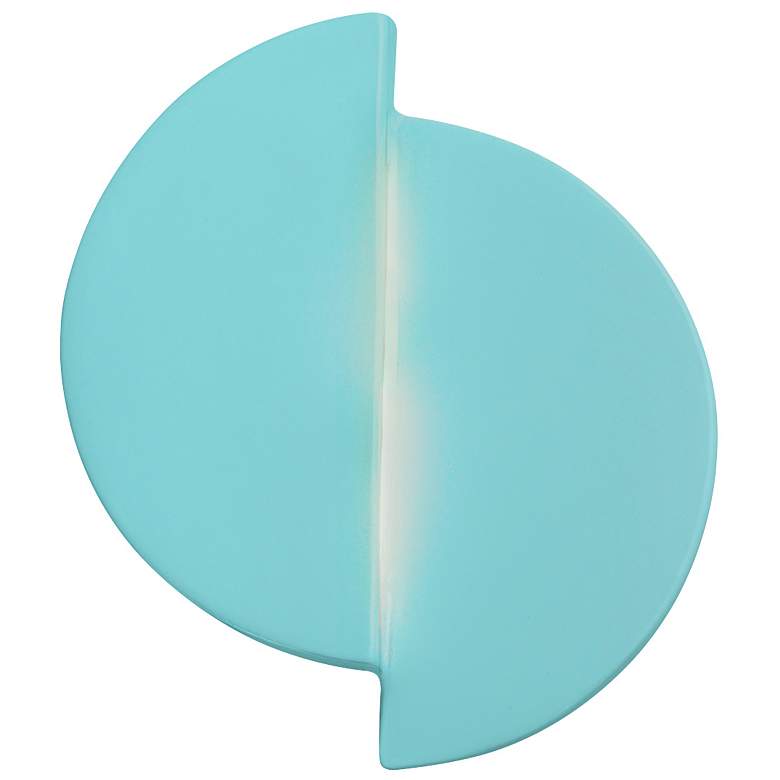 Image 1 Ambiance 9 1/4"H Reflecting Pool Circle LED ADA Wall Sconce