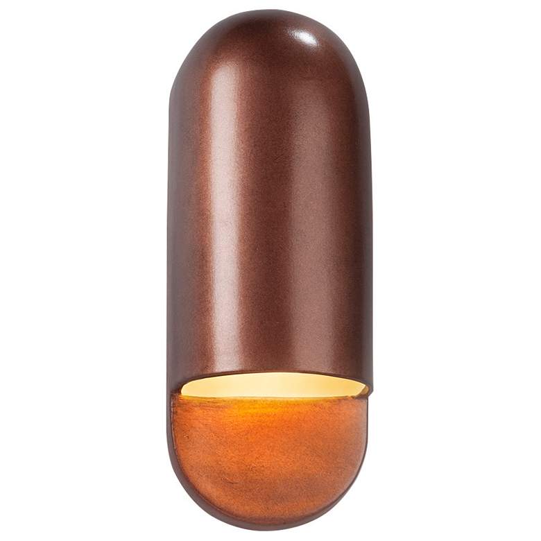 Image 1 Ambiance Capsule Wall Sconce - Small - Incandescent - Antique Copper