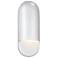Ambiance Capsule Wall Sconce - Small - Incandescent - Gloss White