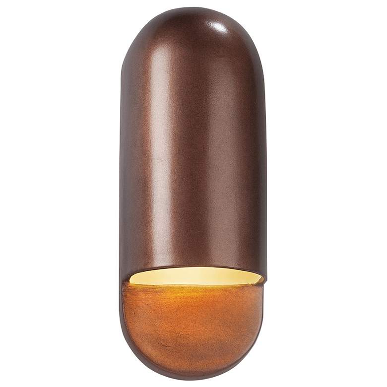 Image 1 Ambiance Capsule Wall Sconce - Small - LED - Antique Copper