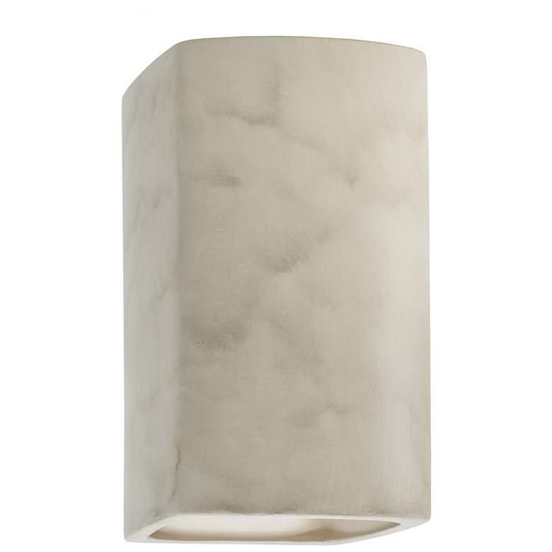 Image 1 Ambiance Ceramic 5.25" Antique Patina LED ADA Outdoor Wall Sconce