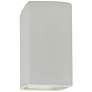 Ambiance Ceramic 5.25" Bisque LED ADA Outdoor Wall Sconce