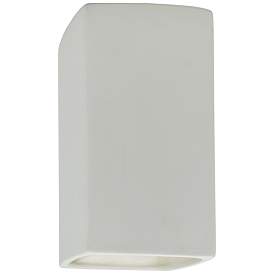 Image1 of Ambiance Ceramic 5.25" Bisque LED ADA Outdoor Wall Sconce