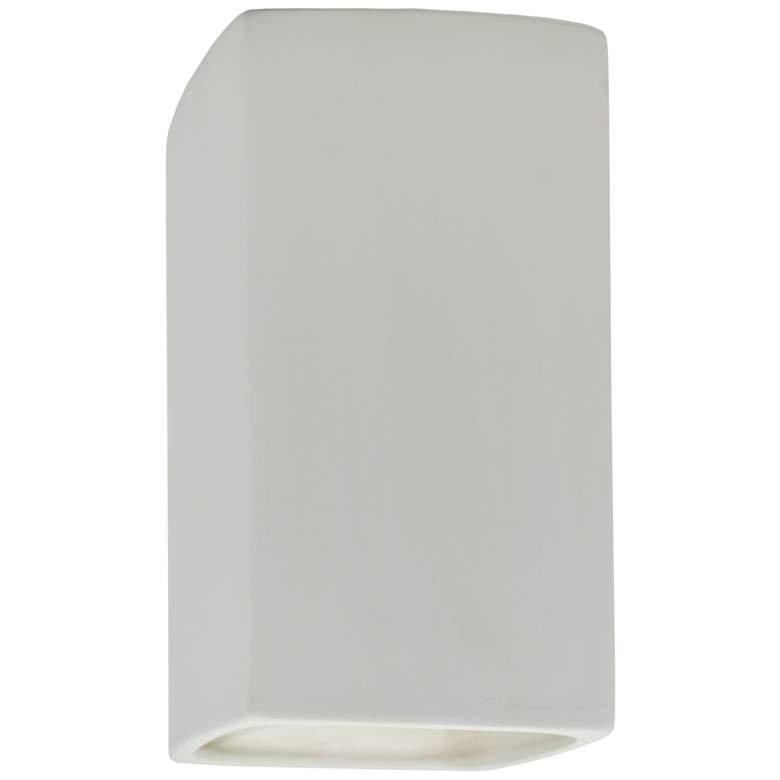Image 1 Ambiance Ceramic 5.25" Bisque LED ADA Outdoor Wall Sconce