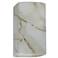 Ambiance Ceramic 5.25" Carrara Marble LED ADA Outdoor Wall Sconce